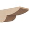 Ekena Millwork 4"W x 8"D x 4"H Wide Crestline Rough Cedar Woodgrain TimberThane Corbel, Primed Tan CORUR04X08X04CRERCPR - alternate 1